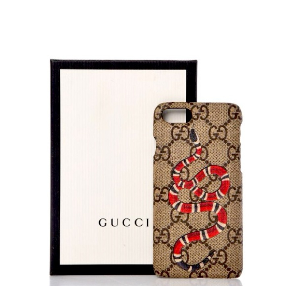 GUCCI GG Supreme Monogram Kingsnake iPhone 7 Case